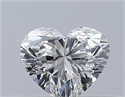 Natural Diamond 0.30 Carats, Heart with  Cut, F Color, VS2 Clarity and Certified by GIA
