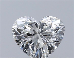 Picture of Natural Diamond 0.30 Carats, Heart with  Cut, F Color, VS2 Clarity and Certified by GIA