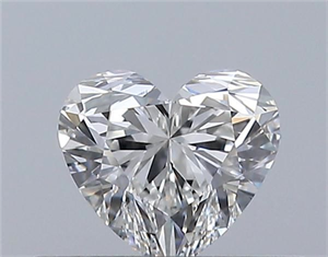 Picture of Natural Diamond 0.30 Carats, Heart with  Cut, G Color, VVS1 Clarity and Certified by GIA