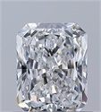 Natural Diamond 0.71 Carats, Radiant with  Cut, E Color, VS2 Clarity and Certified by GIA