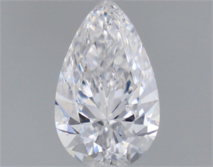 Picture of Natural Diamond 0.51 Carats, Pear with  Cut, D Color, VS2 Clarity and Certified by GIA
