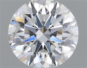 Foto Diamante Natural 0.40 quilates, Redondo , Color F, claridad SI2 y certificado GIA de