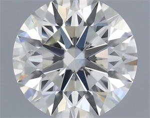 Picture of Natural Diamond 0.50 Carats, Round with Excellent Cut, K Color, VS2 Clarity and Certified by GIA