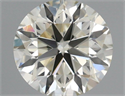 Diamante Natural 0.51 quilates, Redondo , Color N, claridad VVS2 y certificado GIA