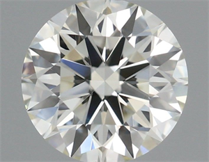 Picture of Natural Diamond 0.51 Carats, Round with Excellent Cut, M Color, VVS1 Clarity and Certified by GIA