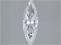 Natural Diamond 1.01 Carats, Marquise with  Cut, D Color, VVS2 Clarity and Certified by GIA