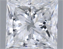 Natural Diamond 0.26 Carats, Princess with  Cut, F Color, VS2 Clarity and Certified by GIA