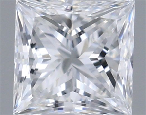 Picture of Natural Diamond 0.26 Carats, Princess with  Cut, F Color, VS2 Clarity and Certified by GIA