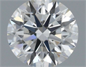 Diamante Natural 0.47 quilates, Redondo , Color I, claridad IF y certificado GIA