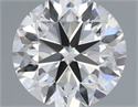 Natural Diamond 0.70 Carats, Round with Very Good Cut, F Color, SI1 Clarity and Certified by GIA