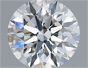 Natural Diamond 0.70 Carats, Round with Very Good Cut, F Color, VS2 Clarity and Certified by GIA