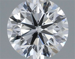 Picture of Natural Diamond 0.48 Carats, Round with Very Good Cut, E Color, VVS2 Clarity and Certified by GIA
