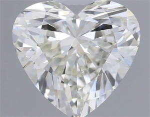 Picture of Natural Diamond 0.42 Carats, Heart with  Cut, J Color, VS1 Clarity and Certified by GIA