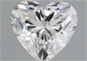 Natural Diamond 0.43 Carats, Heart with  Cut, G Color, VS1 Clarity and Certified by GIA