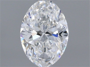 Picture of Natural Diamond 0.32 Carats, Oval with  Cut, E Color, SI1 Clarity and Certified by GIA