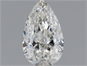 Diamante Natural 0.40 quilates, De pera , Color G, claridad IF y certificado GIA