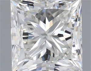 Picture of Natural Diamond 0.60 Carats, Princess with  Cut, F Color, VVS1 Clarity and Certified by IGI