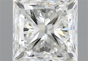 Picture of Natural Diamond 0.50 Carats, Princess with  Cut, H Color, VVS2 Clarity and Certified by IGI