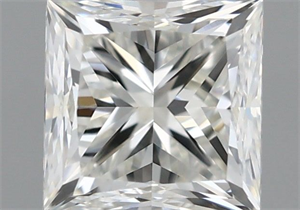 Picture of Natural Diamond 0.50 Carats, Princess with  Cut, H Color, VVS2 Clarity and Certified by IGI
