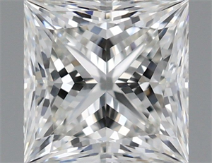 Foto Diamante Natural 0.90 quilates, Princesa , Color G, claridad VVS1 y certificado IGI de