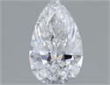 Diamante Natural 0.30 quilates, De pera , Color D, claridad VS1 y certificado GIA