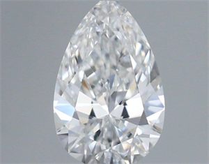 Foto Diamante Natural 0.30 quilates, De pera , Color E, claridad VVS1 y certificado GIA de