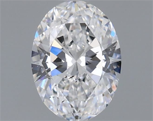 Picture of Natural Diamond 0.50 Carats, Oval with  Cut, D Color, I1 Clarity and Certified by GIA