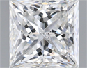 Natural Diamond 1.20 Carats, Princess with  Cut, G Color, I1 Clarity and Certified by GIA