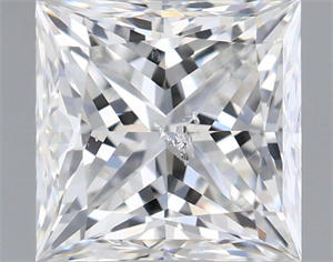 Picture of Natural Diamond 1.20 Carats, Princess with  Cut, G Color, I1 Clarity and Certified by GIA