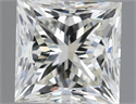Natural Diamond 0.90 Carats, Princess with  Cut, I Color, VVS1 Clarity and Certified by IGI
