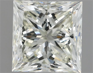Foto Diamante Natural 1.50 quilates, Princesa , Color J, claridad VS2 y certificado IGI de