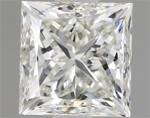 Picture of Natural Diamond 1.51 Carats, Princess with  Cut, H Color, VVS1 Clarity and Certified by IGI