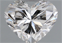 Natural Diamond 0.71 Carats, Heart with  Cut, H Color, VS1 Clarity and Certified by HRD