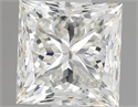 Natural Diamond 1.50 Carats, Princess with  Cut, I Color, VVS1 Clarity and Certified by IGI