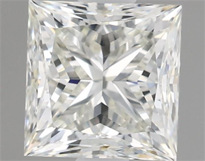 Picture of Natural Diamond 1.50 Carats, Princess with  Cut, I Color, VVS1 Clarity and Certified by IGI