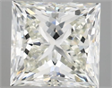 Natural Diamond 1.50 Carats, Princess with  Cut, I Color, VVS1 Clarity and Certified by IGI