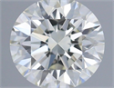 Natural Diamond 0.71 Carats, Round with Excellent Cut, J Color, VVS2 Clarity and Certified by IGI
