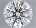 Natural Diamond 2.06 Carats, Round with Excellent Cut, G Color, VVS1 Clarity and Certified by GIA