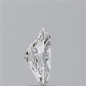 Foto Diamante Natural 2.51 quilates, Ovalado , Color F, claridad VS2 y certificado GIA de