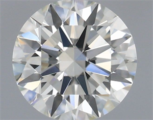 Picture of Natural Diamond 0.40 Carats, Round with Excellent Cut, K Color, VVS2 Clarity and Certified by GIA