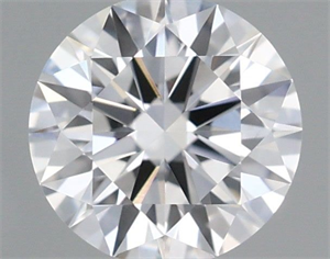 Foto Diamante Natural 0.40 quilates, Redondo , Color F, claridad VVS1 y certificado GIA de