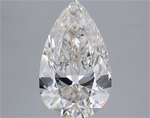 Picture of Natural Diamond 3.01 Carats, Pear with  Cut, I Color, SI1 Clarity and Certified by GIA