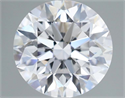 Natural Diamond 1.95 Carats, Round with Excellent Cut, D Color, VVS1 Clarity and Certified by GIA