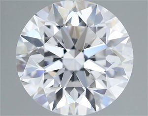 Picture of Natural Diamond 1.95 Carats, Round with Excellent Cut, D Color, VVS1 Clarity and Certified by GIA