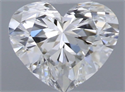 Natural Diamond 0.39 Carats, Heart with  Cut, G Color, VVS1 Clarity and Certified by GIA
