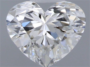 Foto Diamante Natural 0.39 quilates, Corazón , Color G, claridad VVS1 y certificado GIA de
