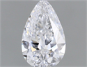 Diamante Natural 0.40 quilates, De pera , Color D, claridad VVS1 y certificado GIA