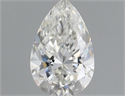 Natural Diamond 0.60 Carats, Pear with  Cut, I Color, VVS2 Clarity and Certified by GIA