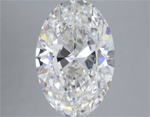 Foto Diamante Natural 3.00 quilates, Ovalado , Color H, claridad VVS2 y certificado GIA de