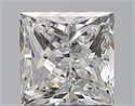 Natural Diamond 1.70 Carats, Princess with  Cut, G Color, VS2 Clarity and Certified by GIA